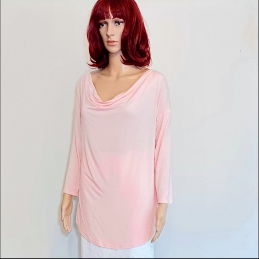 H by Halston Cowl Neck Oversized Top - Size Small